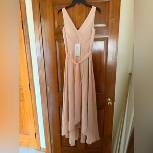 JJs House Blush High Low Dress